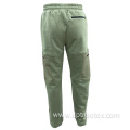 Custom Men's Cotton Rubber Patch Sports Sweatpants